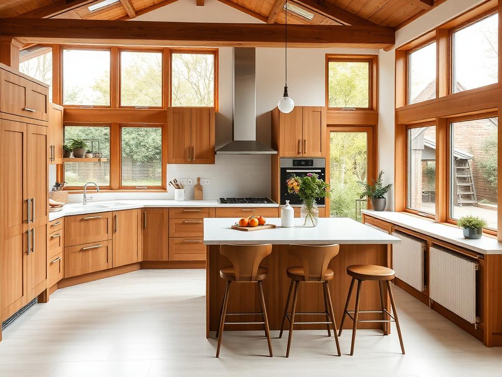 Warme houten keuken in Wezep