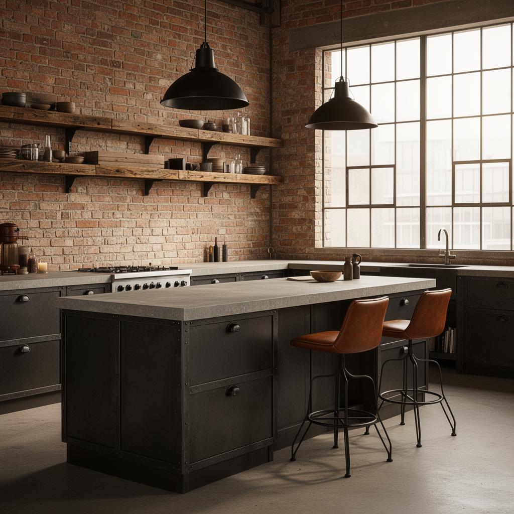 Keuken in stijl Industrieel